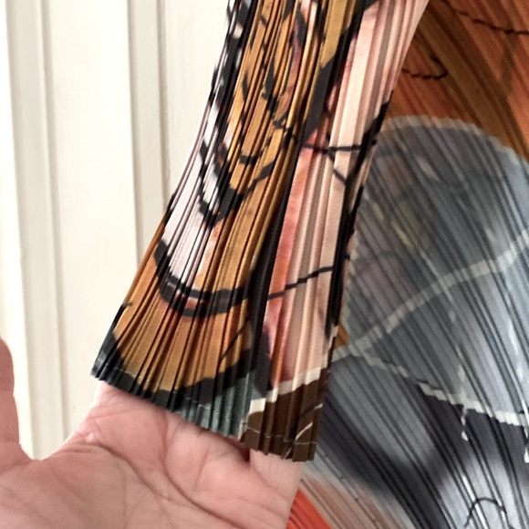 Vante Couture colorful pleated long duster - Picture 3 of 6